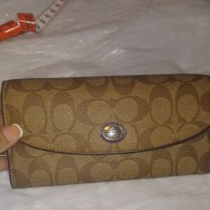 Coach Brown Signature Wallet